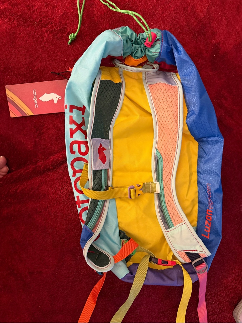 cotopaxi Luzon Backpack. 18L New with tags! Yellow, Blue, Teal, Pink, Orange